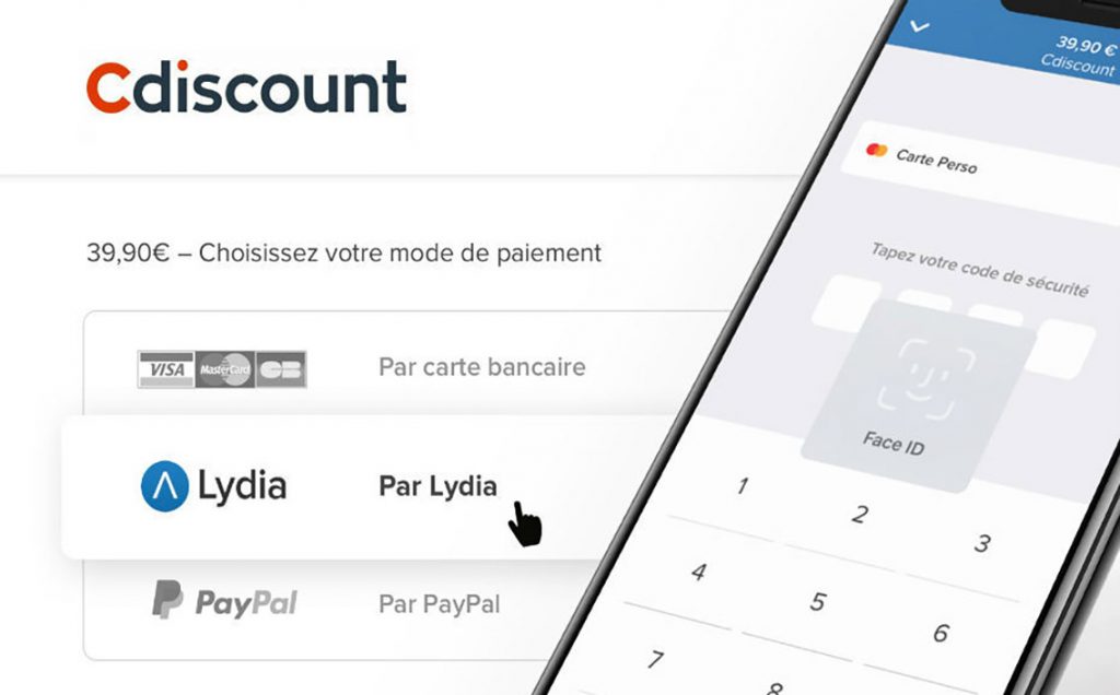 Cdiscount choisit l’application Lydia pour le paiement mobile.