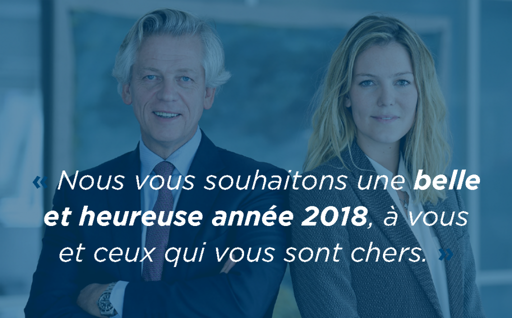 Nous vous souhaitons une très belle et heureuse année 2018 !