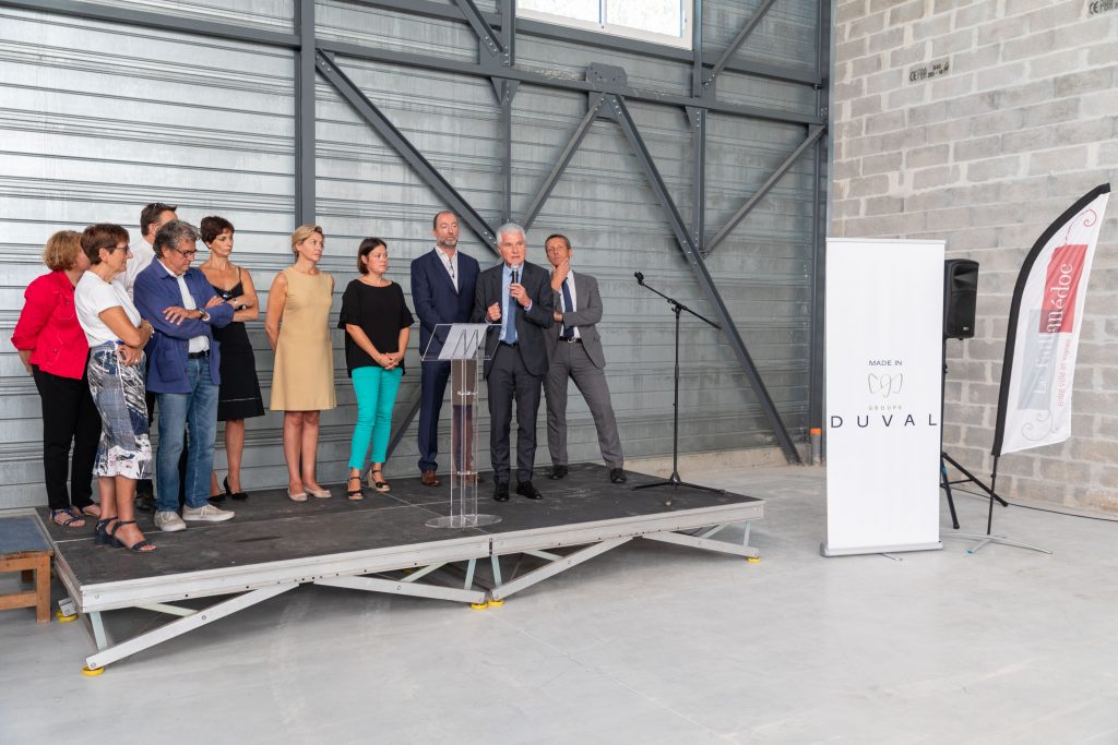 Inauguration du Parc Ecchobloc au Taillan-Médoc (33).