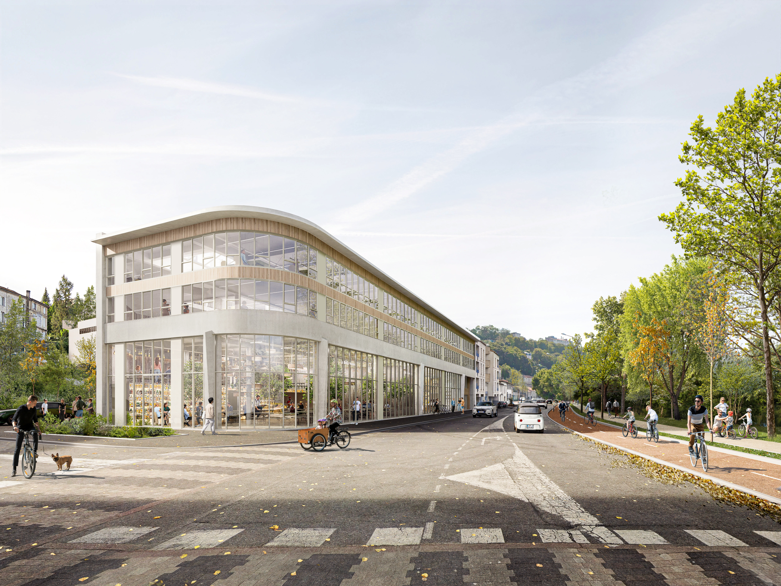 Angoulême : le Groupe Duval lance les travaux de transformation d&rsquo;un ancien garage en espace de coworking et commerces